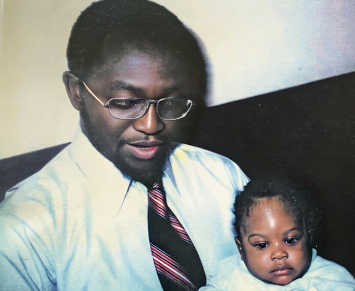 Johnny Brown, pictured with Ketanji Brown Jackson as a young child.